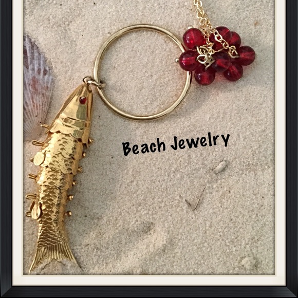 LDMTreasure Jewelry - Price Drop💋Fish Necklace, Red Eye Gold Fish,